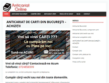 Tablet Screenshot of anticariat-carti.com